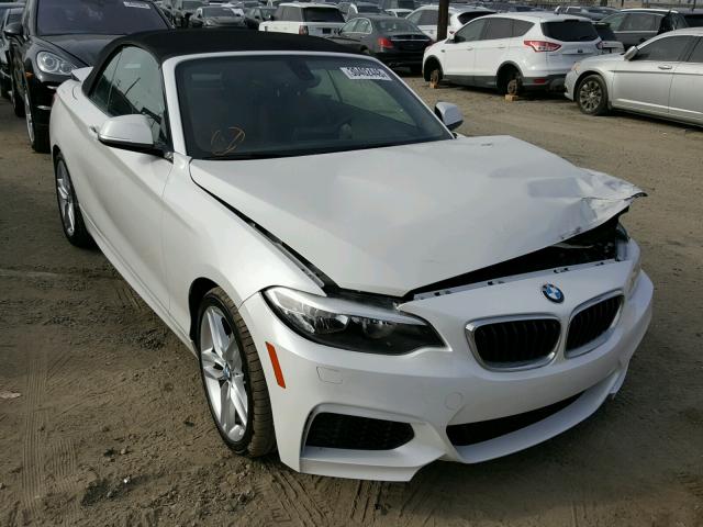 WBA1K9C57GV322154 - 2016 BMW 228 I WHITE photo 1