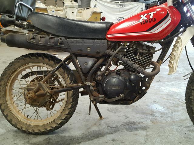 JYA3Y1007CA121257 - 1982 YAMAHA XT250 RED photo 9