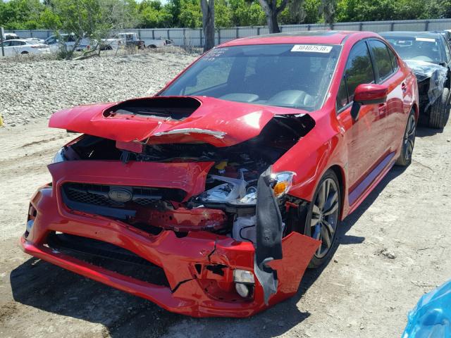 JF1VA1E67H9806128 - 2017 SUBARU WRX PREMIU RED photo 2