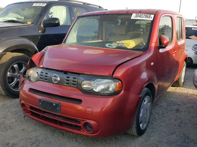 JN8AZ28R19T128482 - 2009 NISSAN CUBE BASE RED photo 2