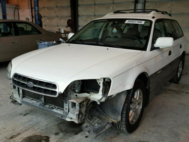 4S3BH665417652748 - 2001 SUBARU LEGACY OUT WHITE photo 2