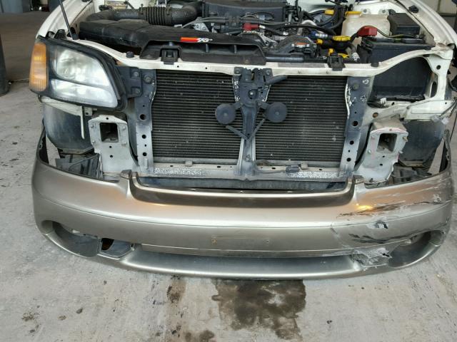 4S3BH665417652748 - 2001 SUBARU LEGACY OUT WHITE photo 9