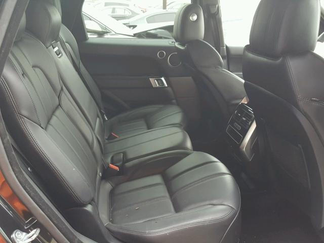 SALWR2PF3GA113637 - 2016 LAND ROVER RANGE ROVE BLACK photo 6