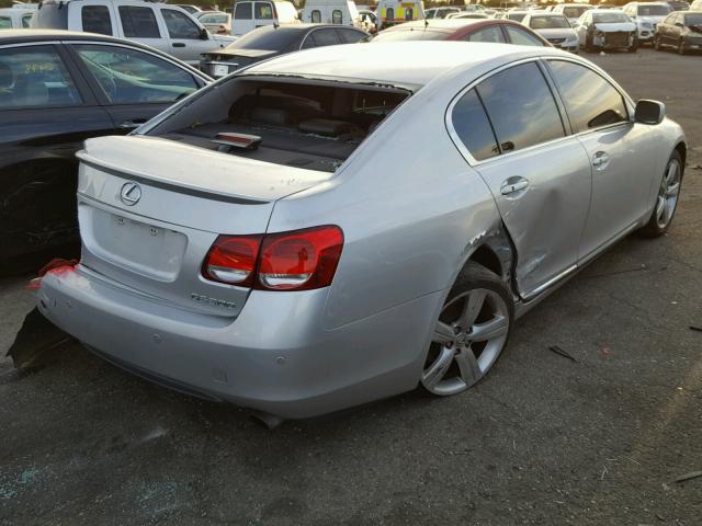 JTHBH96S565042706 - 2006 LEXUS GS GENERAT SILVER photo 4