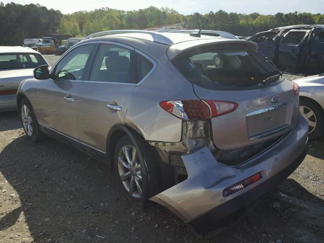 JNKAJ09E78M302002 - 2008 INFINITI EX35 BASE TAN photo 3