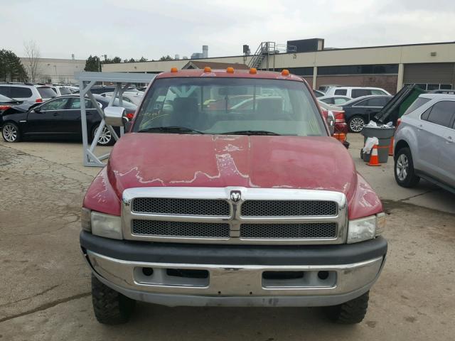 1B7KF26Z5SS153859 - 1995 DODGE RAM 2500 RED photo 9