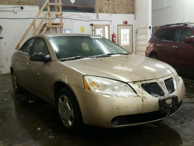 1G2ZF55B564246920 - 2006 PONTIAC G6 SE TAN photo 1