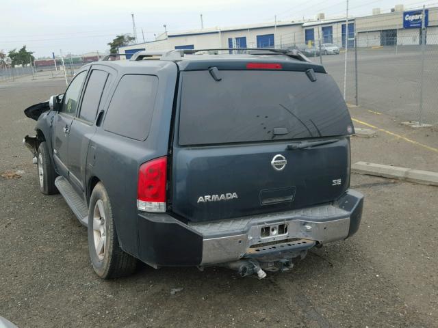 5N1AA08A95N721891 - 2005 NISSAN ARMADA SE GREEN photo 3