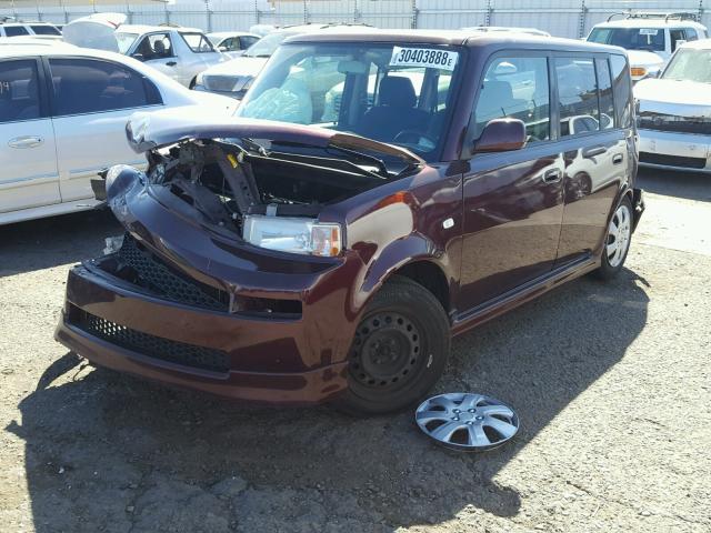 JTLKT324550208209 - 2005 TOYOTA SCION XB ბურგუნდია ფოტო 2