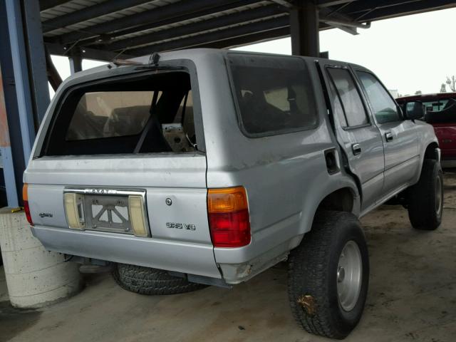 JT3VN39W7M8012187 - 1991 TOYOTA 4RUNNER VN SILVER photo 4