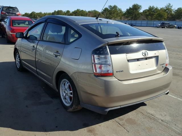 JTDKB20U340021769 - 2004 TOYOTA PRIUS TAN photo 3