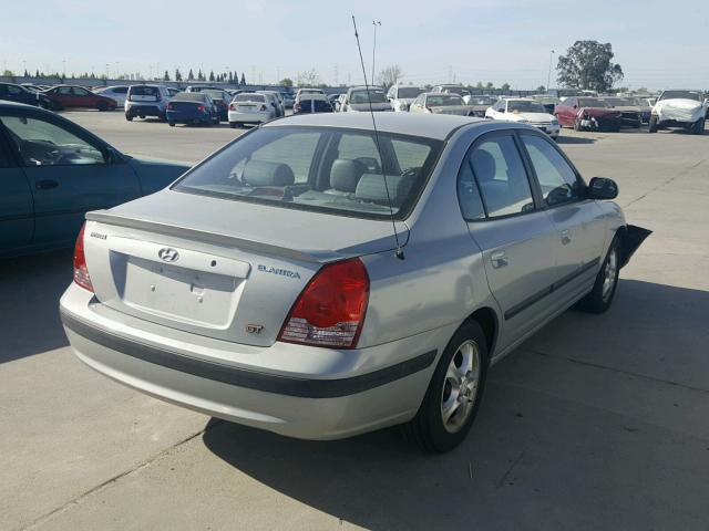 KMHDN46D75U996963 - 2005 HYUNDAI ELANTRA GL SILVER photo 4