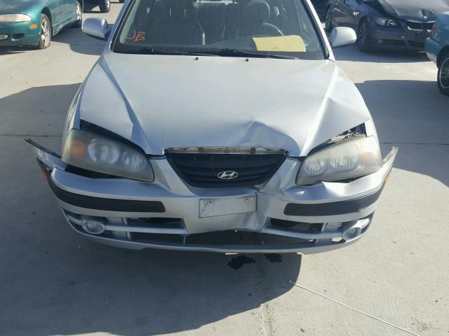 KMHDN46D75U996963 - 2005 HYUNDAI ELANTRA GL SILVER photo 7