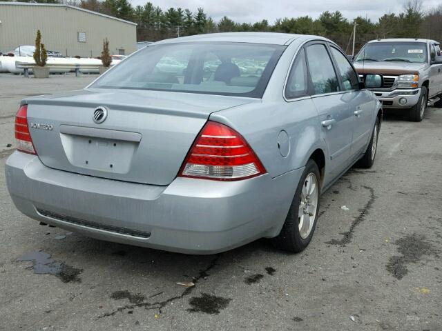 1MEFM40196G605499 - 2006 MERCURY MONTEGO LU SILVER photo 4