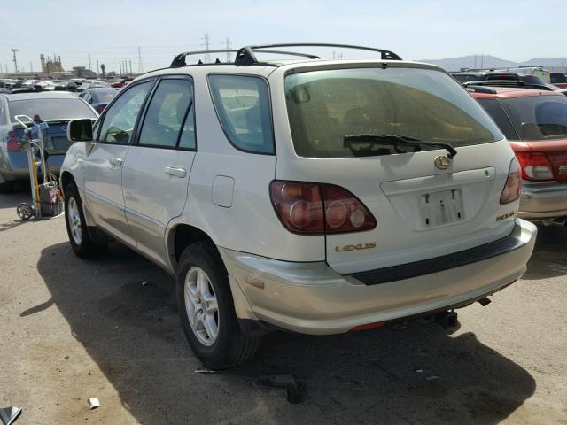 JT6HF10U2X0070725 - 1999 LEXUS RX 300 WHITE photo 3