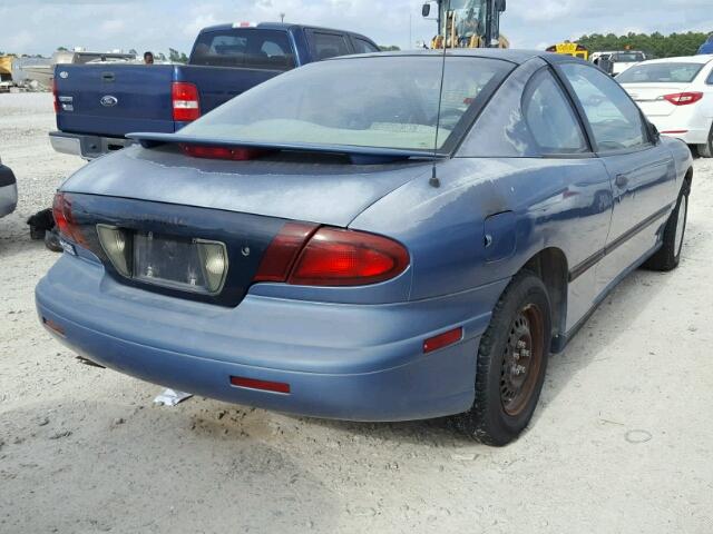 1G2JB1241W7542362 - 1998 PONTIAC SUNFIRE SE BLUE photo 4