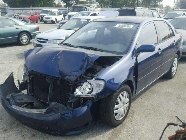 JTDBR32E030010606 - 2003 TOYOTA COROLLA CE BLUE photo 2