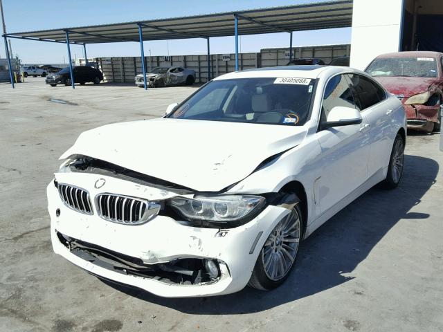 WBA4C9C55FD331904 - 2015 BMW 428 XI WHITE photo 2