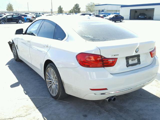 WBA4C9C55FD331904 - 2015 BMW 428 XI WHITE photo 3