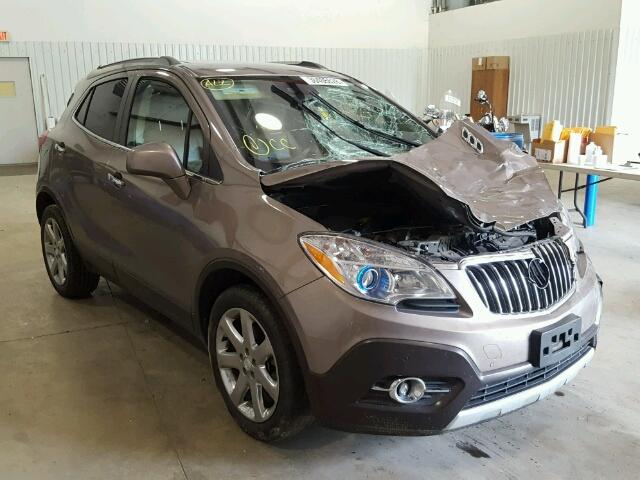 KL4CJDSB8DB195916 - 2013 BUICK ENCORE PRE BROWN photo 1