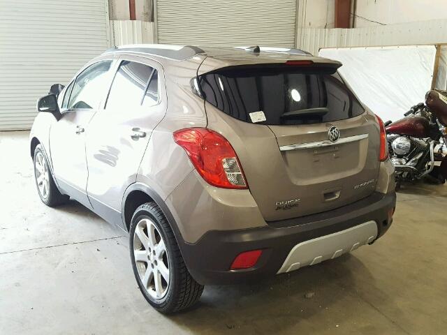 KL4CJDSB8DB195916 - 2013 BUICK ENCORE PRE BROWN photo 3