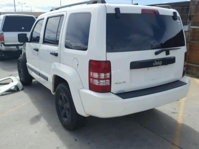 1J4PN2GK5AW158846 - 2010 JEEP LIBERTY SP WHITE photo 3