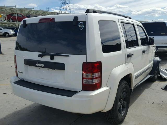 1J4PN2GK5AW158846 - 2010 JEEP LIBERTY SP WHITE photo 4