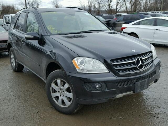 4JGBB86E37A215313 - 2007 MERCEDES-BENZ ML 350 BLACK photo 1