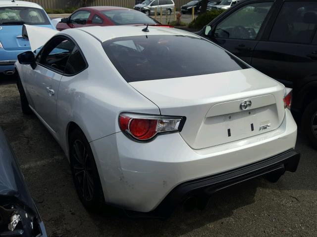 JF1ZNAA13D1700199 - 2013 TOYOTA SCION FR-S WHITE photo 3