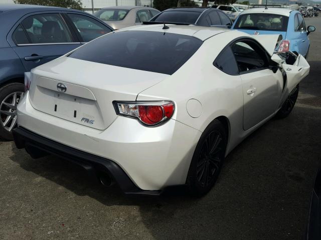 JF1ZNAA13D1700199 - 2013 TOYOTA SCION FR-S თეთრი ფოტო 4