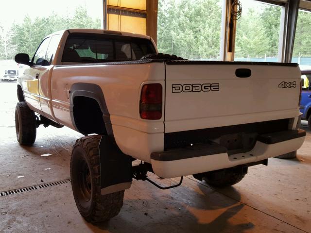 1B7KF23W31J232641 - 2001 DODGE RAM 2500 WHITE photo 3