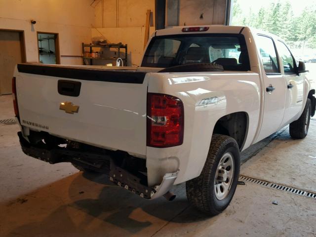 3GCPKPE74DG220136 - 2013 CHEVROLET SILVERADO WHITE photo 4