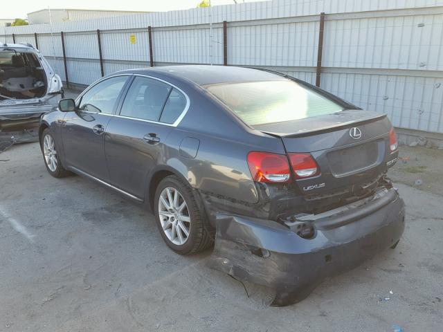 JTHBH96S065025103 - 2006 LEXUS GS GENERAT GRAY photo 3