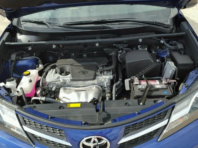 2T3ZFREV7FW168995 - 2015 TOYOTA RAV4 LE BLUE photo 7