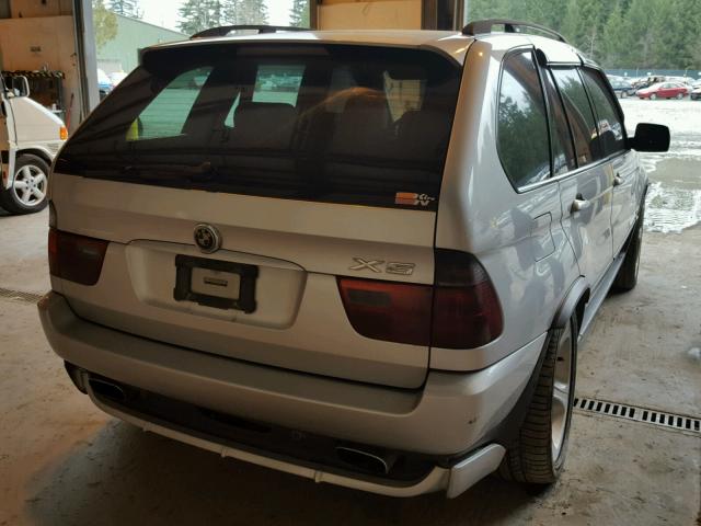 5UXFB93593LN80060 - 2003 BMW X5 4.6IS SILVER photo 4