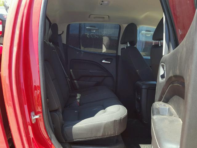 1GTP6CE17G1327421 - 2016 GMC CANYON SLE RED photo 6