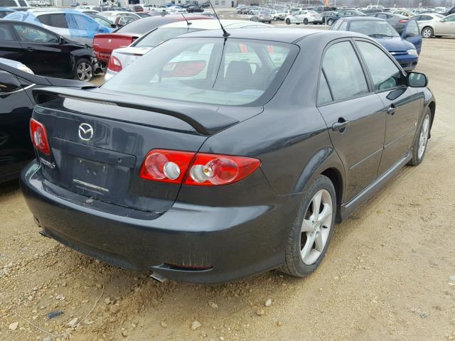 1YVHP80D845N58522 - 2004 MAZDA 6 S GRAY photo 4