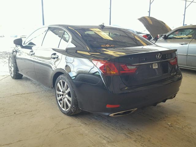 JTHBE1BL2D5022189 - 2013 LEXUS GS 350 BLACK photo 3