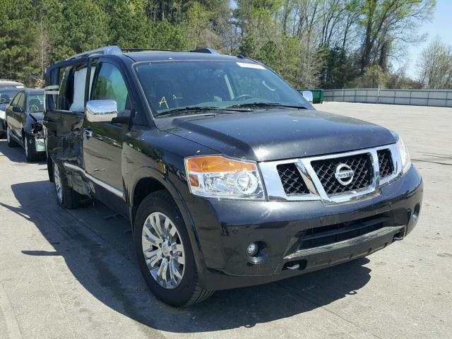 5N1AA0NE4FN616877 - 2015 NISSAN ARMADA PLA BLACK photo 1