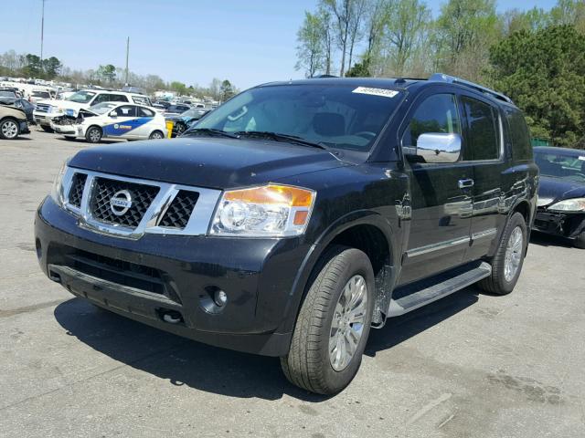 5N1AA0NE4FN616877 - 2015 NISSAN ARMADA PLA BLACK photo 2