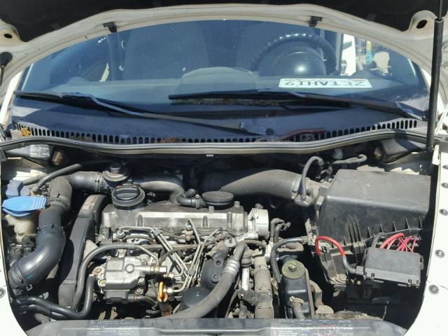 3VWCF21C0XM438182 - 1999 VOLKSWAGEN NEW BEETLE თეთრი ფოტო 7