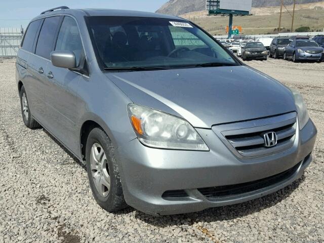 5FNRL38745B081451 - 2005 HONDA ODYSSEY EX SILVER photo 1