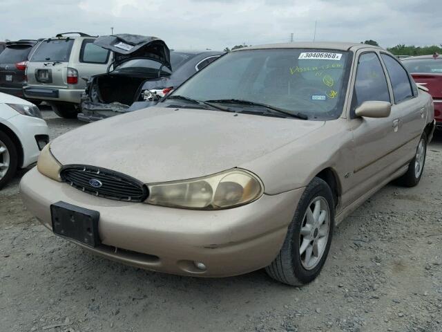 1FAFP66L8XK167947 - 1999 FORD CONTOUR SE BROWN photo 2