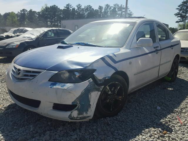 JM1BK12F551248949 - 2005 MAZDA 3 I WHITE photo 2