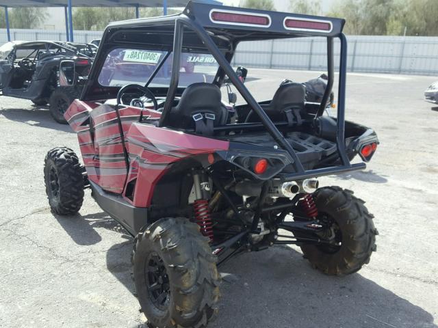 3JBPGCP19DJ000032 - 2013 CAN-AM MAVERICK 1 BURGUNDY photo 3