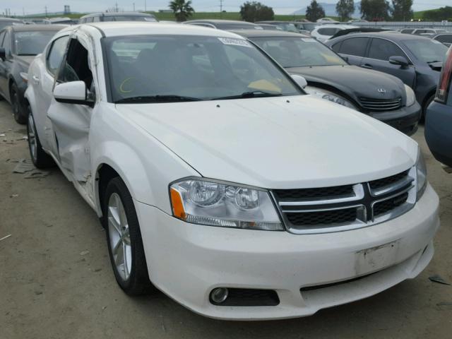 1B3BD1FG0BN519645 - 2011 DODGE AVENGER MA WHITE photo 1