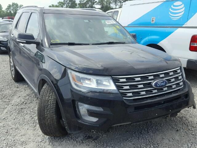 1FM5K7F81GGC09038 - 2016 FORD EXPLORER L BLACK photo 1