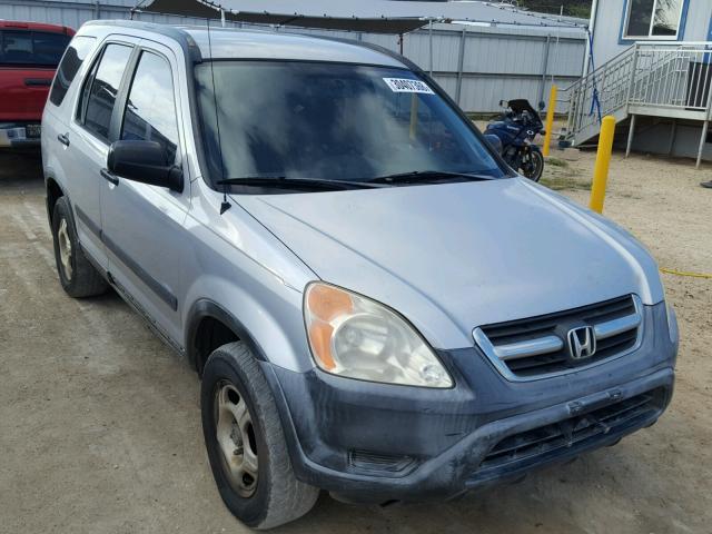 JHLRD78412C003568 - 2002 HONDA CR-V LX SILVER photo 1