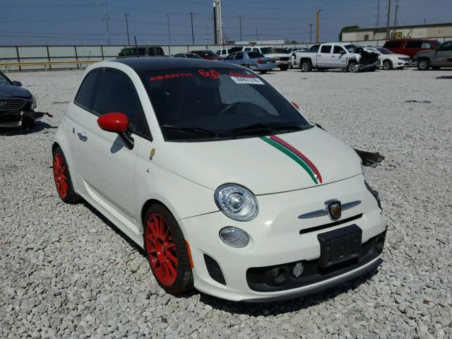 3C3CFFFH5DT573307 - 2013 FIAT 500 ABARTH WHITE photo 1