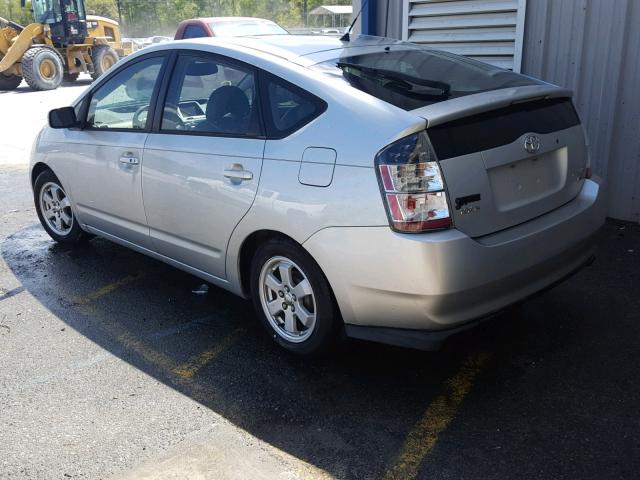 JTDKB20U250122318 - 2005 TOYOTA PRIUS SILVER photo 3